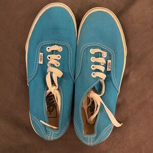 Turquoise Vans classics